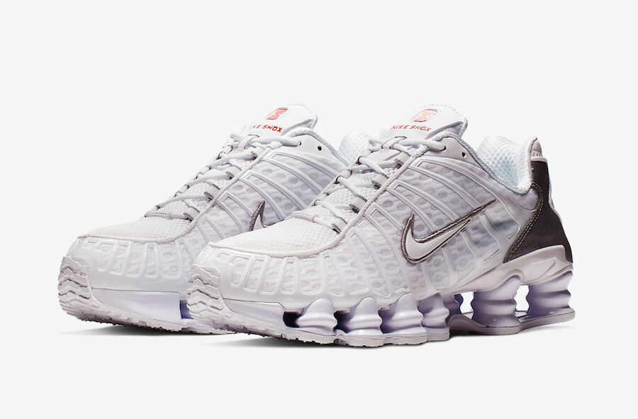 mens nike shox tl white